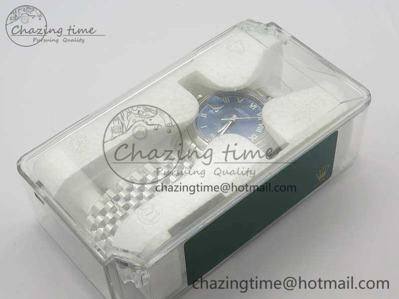 DateJust 36mm SS 116200 ARF 1:1 Best Edition Blue Roman Dial On 904L SS Jubilee Bracelet SA3135