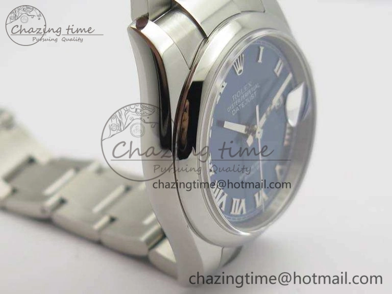 DateJust 36mm SS 116200 ARF 1:1 Best Edition Blue Roman Dial On 904L SS Oyster Bracelet SA3135