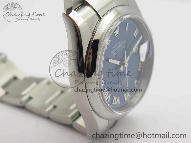 DateJust 36mm SS 116200 ARF 1:1 Best Edition Blue Roman Dial On 904L SS Oyster Bracelet SA3135