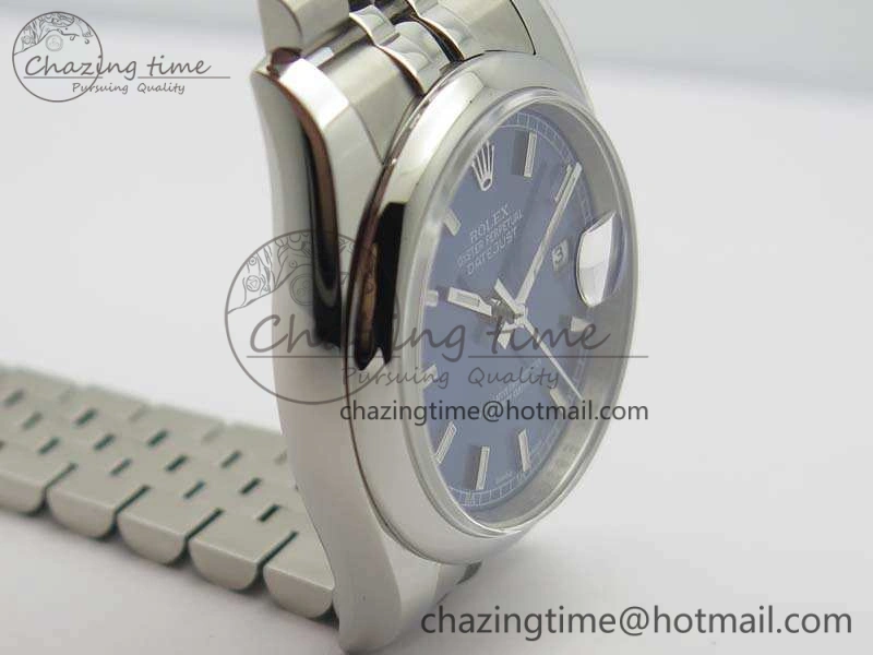 DateJust 36mm SS 116200 ARF 1:1 Best Edition Blue Sticks Dial On 904L SS Jubilee Bracelet SA3135