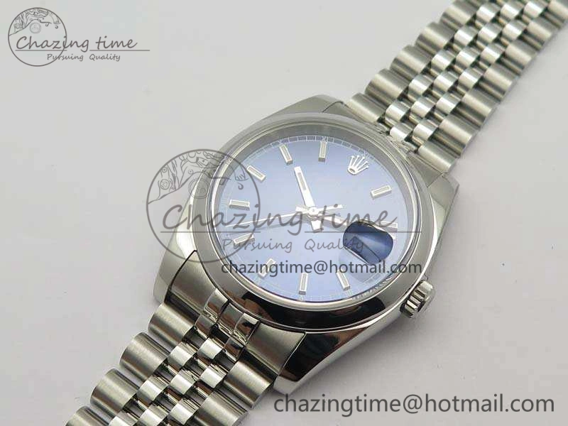 DateJust 36mm SS 116200 ARF 1:1 Best Edition Blue Sticks Dial On 904L SS Jubilee Bracelet SA3135