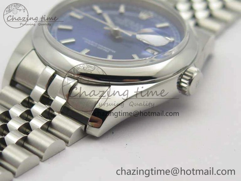 DateJust 36mm SS 116200 ARF 1:1 Best Edition Blue Sticks Dial On 904L SS Jubilee Bracelet SA3135