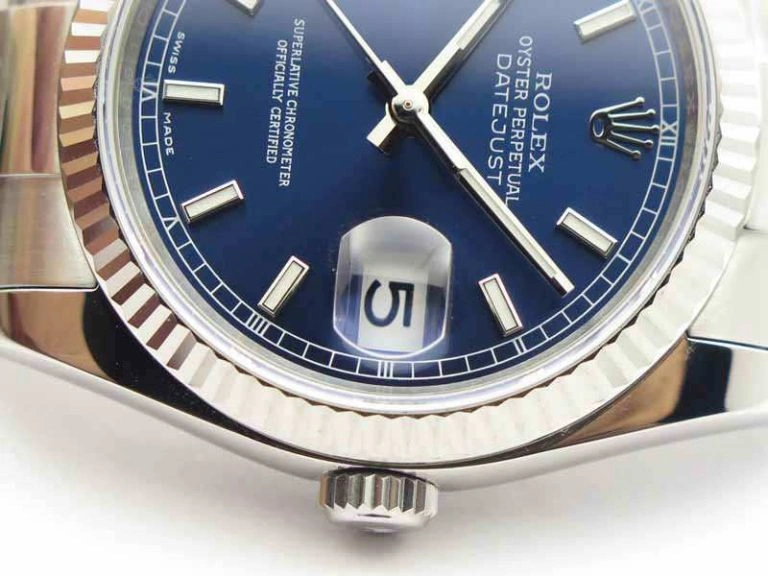 DateJust 36mm SS 116234 ARF 1:1 Best Edition Blue Dial Stick Markers On 904L SS Oyster Bracelet SA3135
