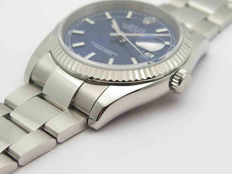 DateJust 36mm SS 116234 ARF 1:1 Best Edition Blue Dial Stick Markers On 904L SS Oyster Bracelet SA3135