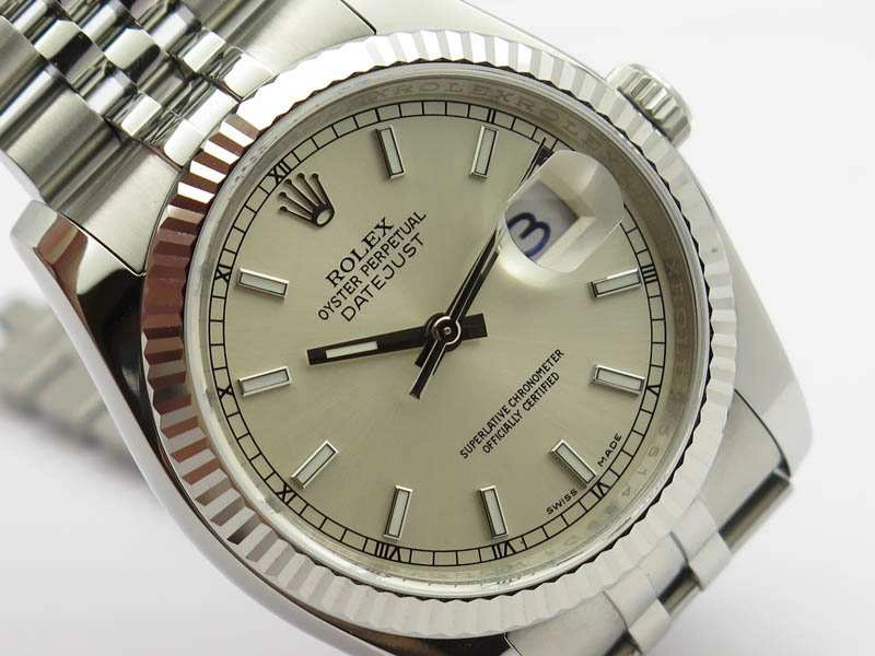 DateJust 36mm SS 116234 ARF 1:1 Best Edition Silver Dial On 904L SS Jubilee Bracelet SA3135