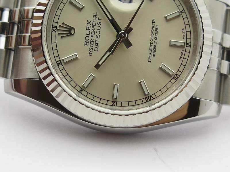 DateJust 36mm SS 116234 ARF 1:1 Best Edition Silver Dial On 904L SS Jubilee Bracelet SA3135