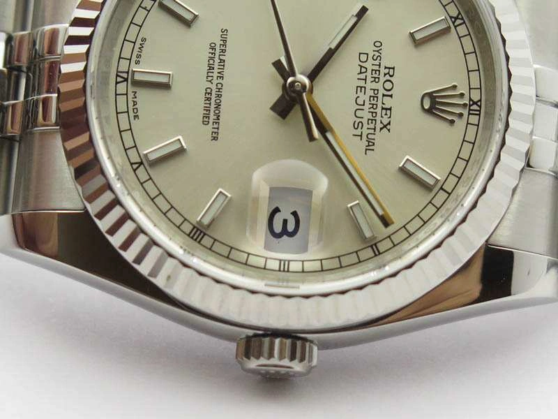 DateJust 36mm SS 116234 ARF 1:1 Best Edition Silver Dial On 904L SS Jubilee Bracelet SA3135