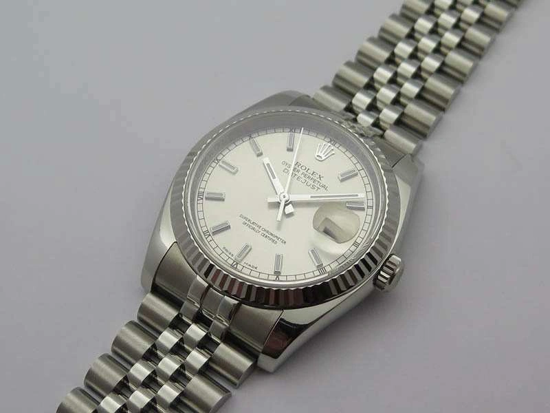 DateJust 36mm SS 116234 ARF 1:1 Best Edition Silver Dial On 904L SS Jubilee Bracelet SA3135