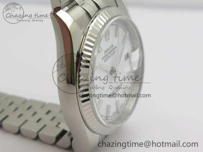 DateJust 36mm SS 116234 ARF 1:1 Best Edition White Dial Stick Markers On 904L SS Jubilee Bracelet SA3135