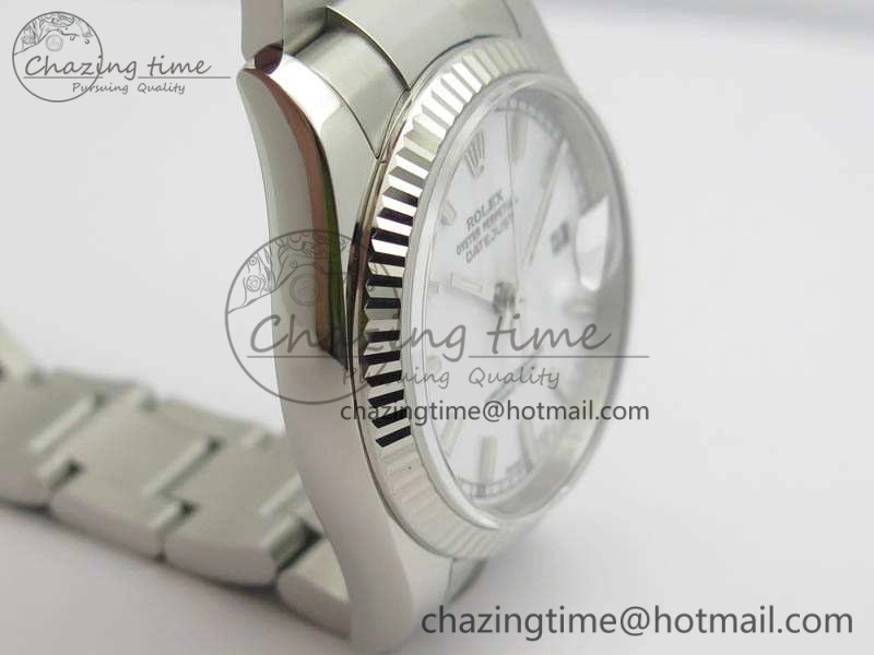 DateJust 36mm SS 116234 ARF 1:1 Best Edition White Dial Stick Markers On 904L SS Oyster Bracelet SA3135