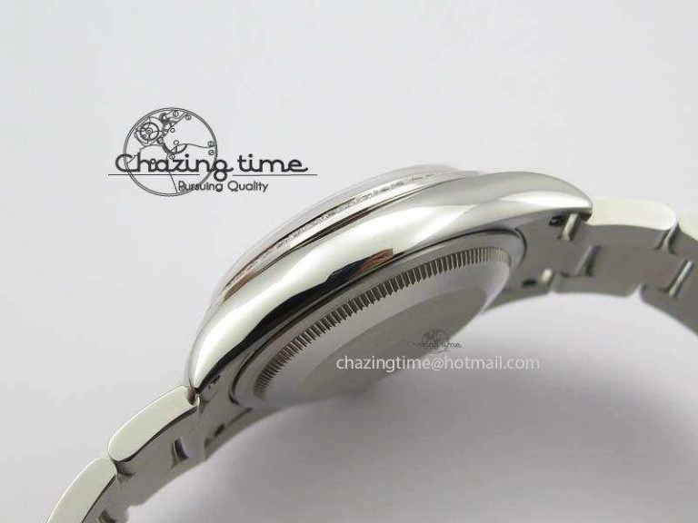 DateJust 36mm SS BP-Maker Best Edition Diamond Bezel White MOP Dial On SS Bracelet A2824 V2
