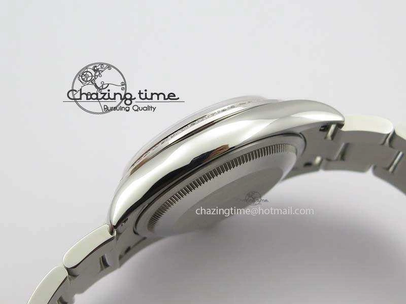 DateJust 36mm SS BP-Maker Best Edition Diamond Bezel White MOP Dial On SS Bracelet A2824 V2