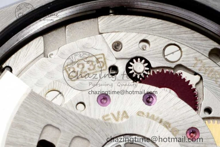 DateJust 36mm SS DIWF 1:1 Best Edition 904L Steel Gray Dial Green Markers on Jubilee Bracelet SA3235