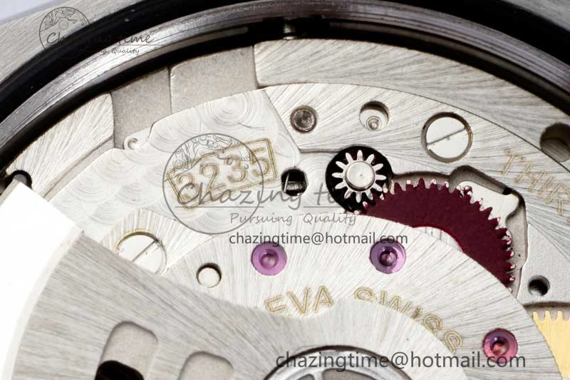 DateJust 36mm SS DIWF 1:1 Best Edition 904L Steel Gray Dial Green Markers on Jubilee Bracelet SA3235