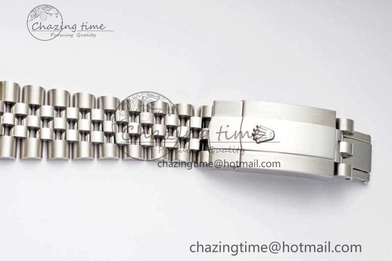 DateJust 36mm SS DIWF 1:1 Best Edition 904L Steel Gray Dial Green Markers on Jubilee Bracelet SA3235