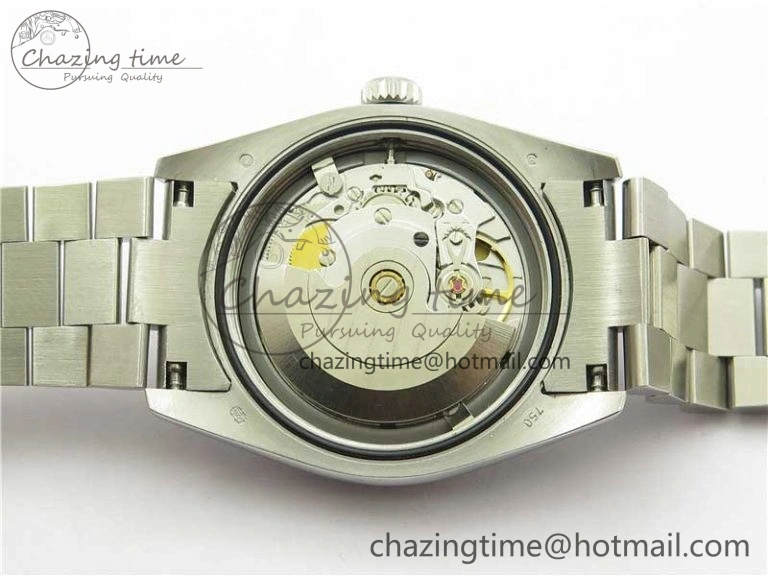 DateJust 36mm SS EDF Best Edition Green Malachite Dial Crystal Markers on SS President Bracelet A2824