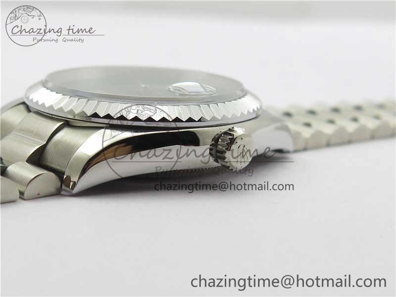 DateJust 36mm SS EDF Best Edition Green Malachite Dial on SS President Bracelet A2824