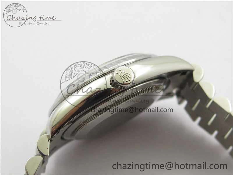 DateJust 36mm SS EDF Best Edition Green Malachite Dial on SS President Bracelet A2824