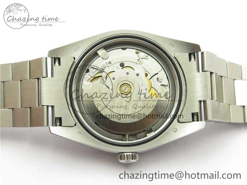 DateJust 36mm SS EDF Best Edition Green Malachite Dial on SS President Bracelet A2824