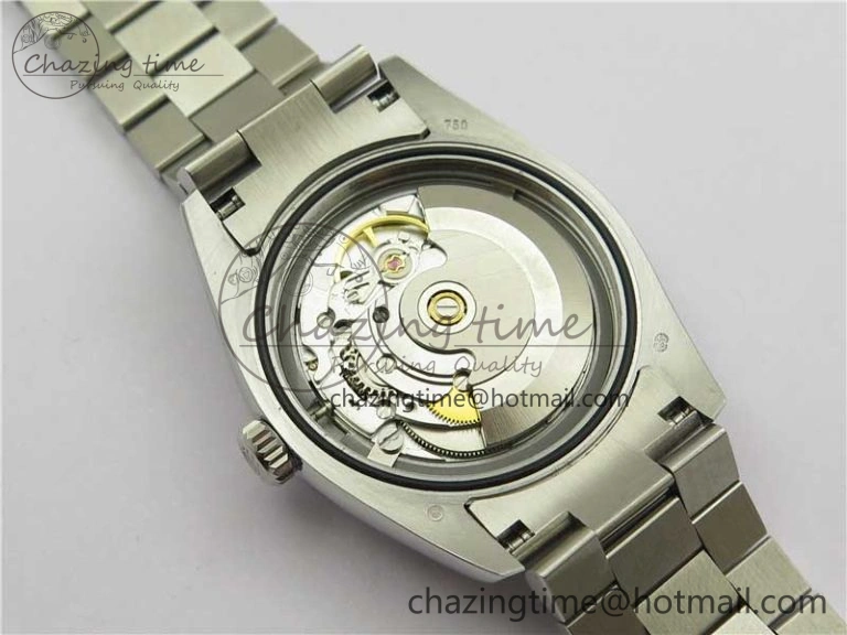 DateJust 36mm SS EDF Best Edition Green Malachite Dial on SS President Bracelet A2824