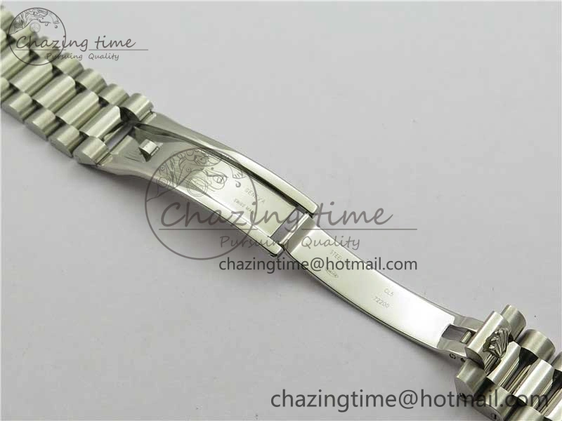 DateJust 36mm SS EDF Best Edition Green Malachite Dial on SS President Bracelet A2824