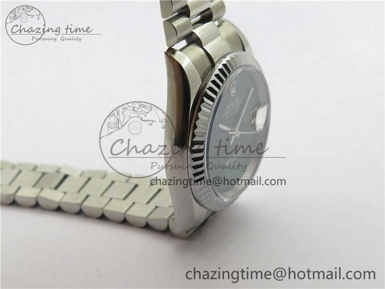 DateJust 36mm SS EDF Best Edition Green Malachite Dial on SS President Bracelet A2824