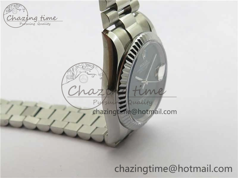 DateJust 36mm SS EDF Best Edition Green Malachite Dial on SS President Bracelet A2824