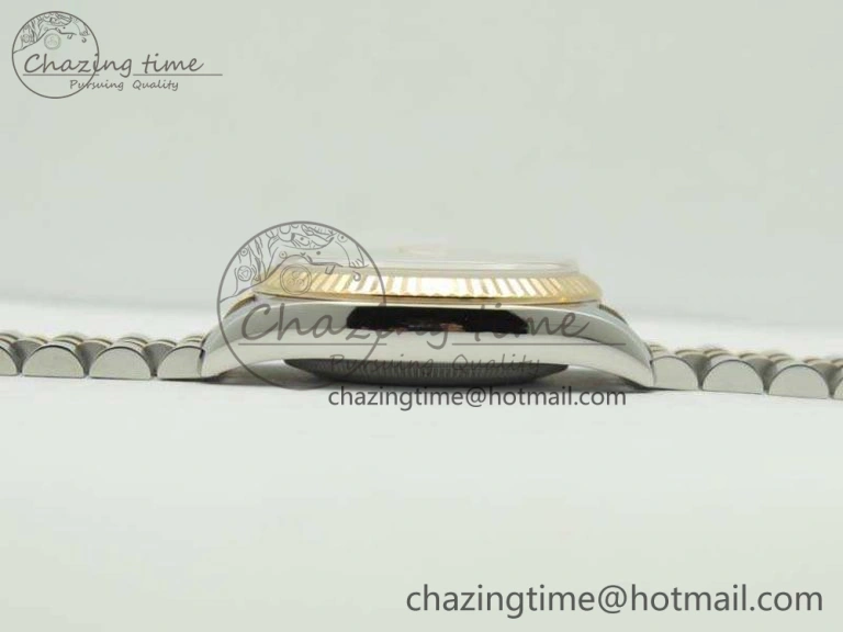 DateJust 36mm SS RG 116231 ARF 1:1 Best Edition Rose Gold Dial Fluted Bezel On SS RG Jubilee Bracelet SA3135