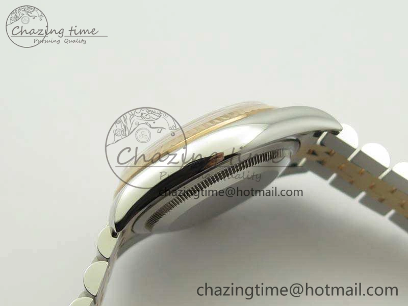 DateJust 36mm SS RG 116231 ARF 1:1 Best Edition Rose Gold Dial Fluted Bezel On SS RG Jubilee Bracelet SA3135