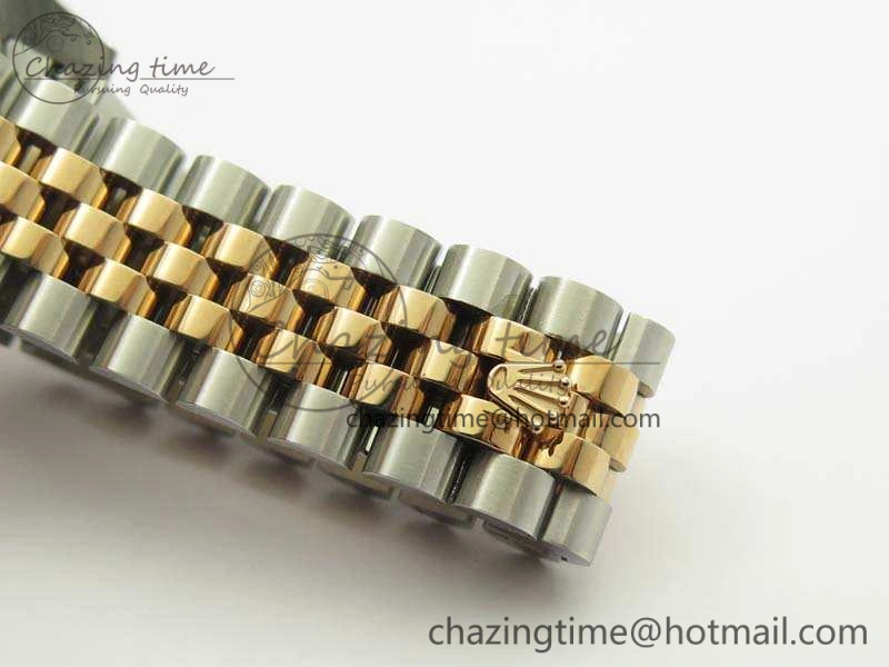 DateJust 36mm SS RG 116231 ARF 1:1 Best Edition Rose Gold Dial Fluted Bezel On SS RG Jubilee Bracelet SA3135