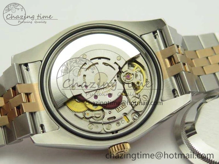 DateJust 36mm SS RG 116231 ARF 1:1 Best Edition Rose Gold Dial On SS RG Jubilee Bracelet SA3135