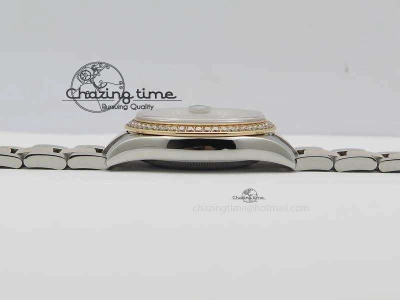 DateJust 36mm SS RG BP-Maker Best Edition MOP Diamond Markers Dial On SS RG Bracelet A2824 V2