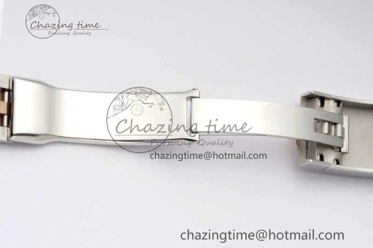 DateJust 36mm SS RG DIWF 1:1 Best Edition 904L Steel White Stick Dial on Jubilee Bracelet SA3235