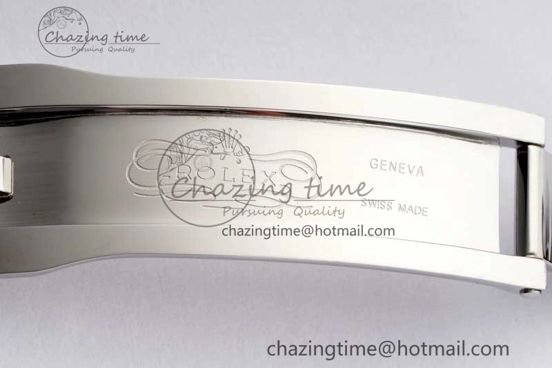 DateJust 36mm SS RG DIWF 1:1 Best Edition 904L Steel White Stick Dial on Jubilee Oyster SA3235