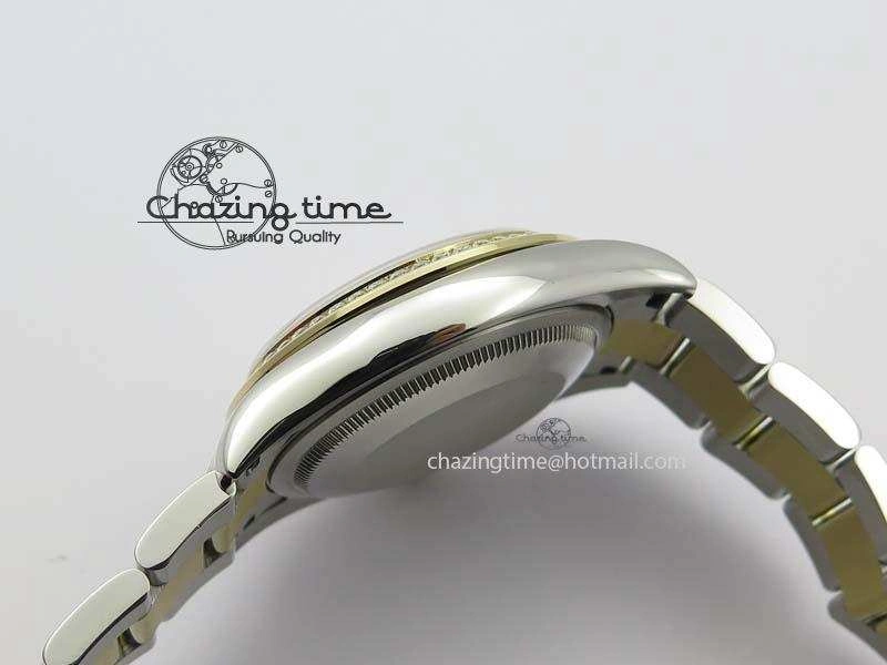 DateJust 36mm SS YG BP-Maker Best Edition Diamond Bezel White Dial On SS YG Bracelet A2824 V2