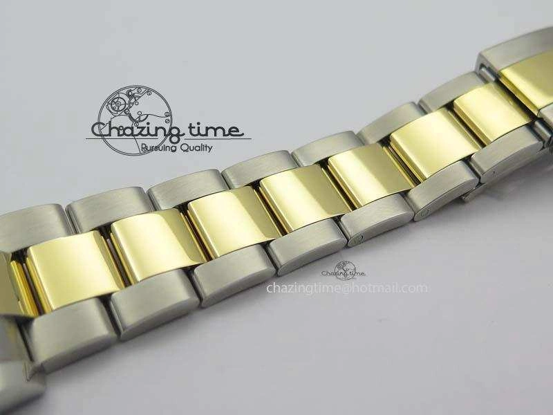 DateJust 36mm SS YG BP-Maker Best Edition Diamond Bezel White Dial On SS YG Bracelet A2824 V2
