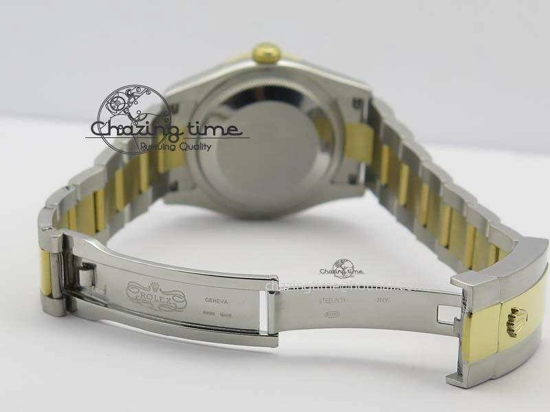 DateJust 36mm SS YG BP-Maker Best Edition Diamond Bezel White Dial On SS YG Bracelet A2824 V2