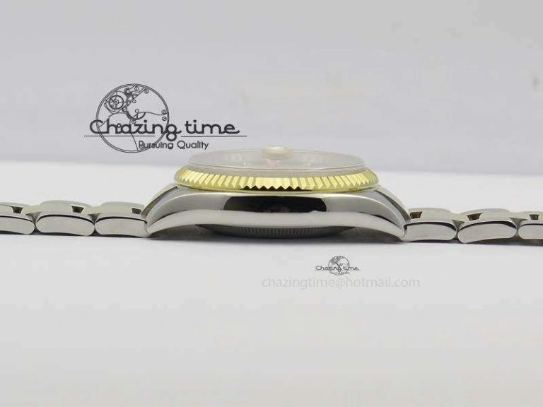 DateJust 36mm SS YG BP-Maker Best Edition Gold Dial On SS YG Bracelet A2824 V2