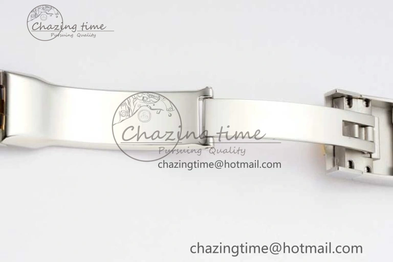 DateJust 36mm SS YG DIWF 1:1 Best Edition 904L Steel Gray Dial Green Markers on Jubilee Bracelet SA3235
