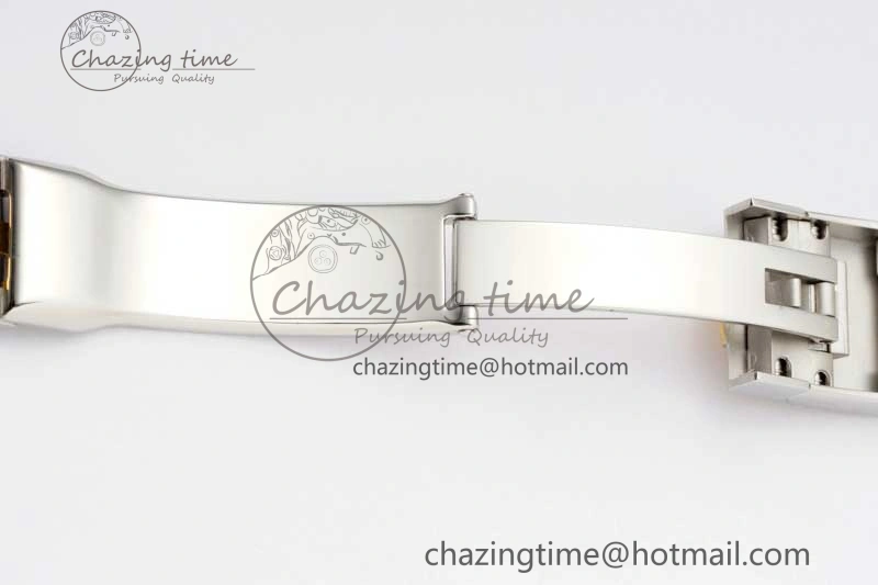 DateJust 36mm SS YG DIWF 1:1 Best Edition 904L Steel Gray Dial Green Markers on Jubilee Bracelet SA3235