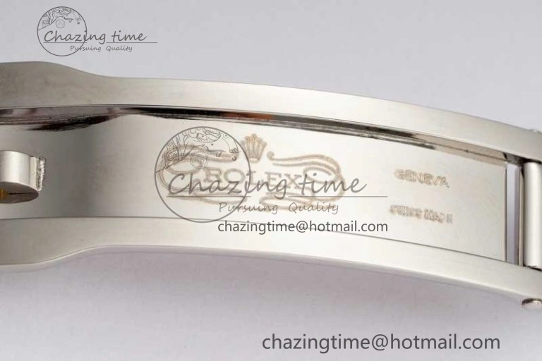 DateJust 36mm SS YG DIWF 1:1 Best Edition 904L Steel Gray Dial Green Markers on Jubilee Bracelet SA3235