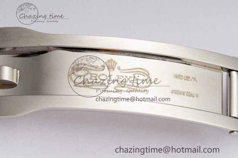 DateJust 36mm SS YG DIWF 1:1 Best Edition 904L Steel Gray Dial Green Markers on Jubilee Bracelet SA3235