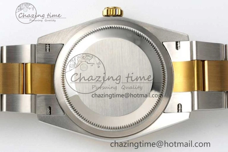 DateJust 36mm SS YG DIWF 1:1 Best Edition 904L Steel White MOP Diamonds Dial on Oyster Bracelet SA3235