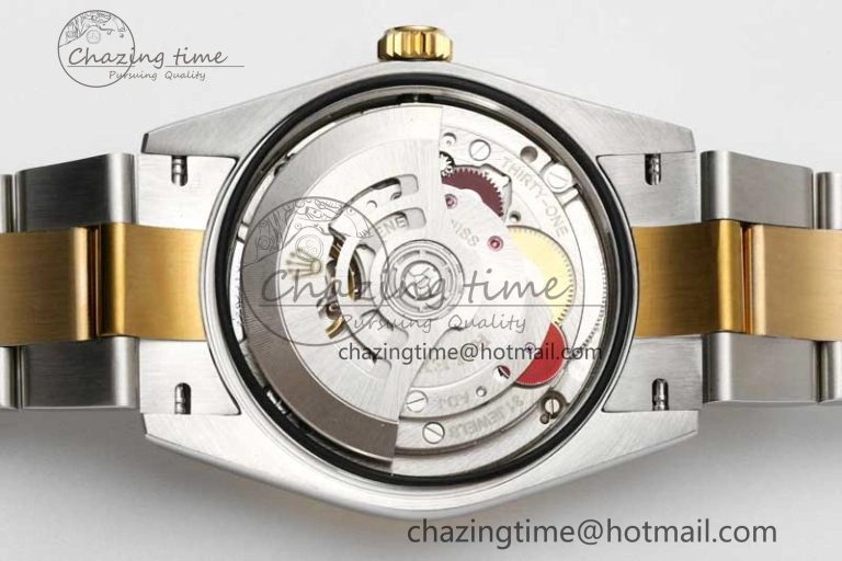 DateJust 36mm SS YG DIWF 1:1 Best Edition 904L Steel White MOP Diamonds Dial on Oyster Bracelet SA3235