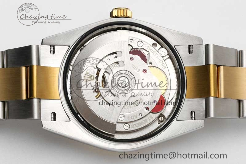 DateJust 36mm SS YG DIWF 1:1 Best Edition 904L Steel White MOP Diamonds Dial on Oyster Bracelet SA3235