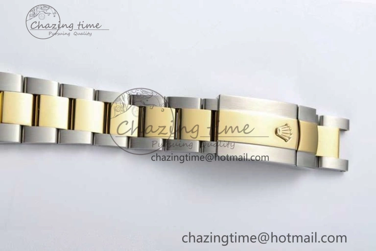 DateJust 36mm SS YG DIWF 1:1 Best Edition 904L Steel White Stick Dial on Oyster Bracelet SA3235
