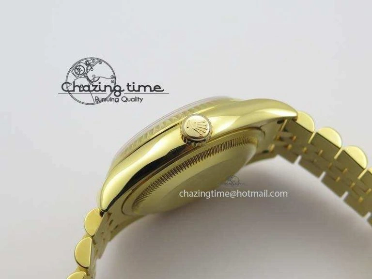 DateJust 36mm Wrapped YG BP-Maker Best Edition White MOP Dial On Wrapped YG Bracelet ETA2836
