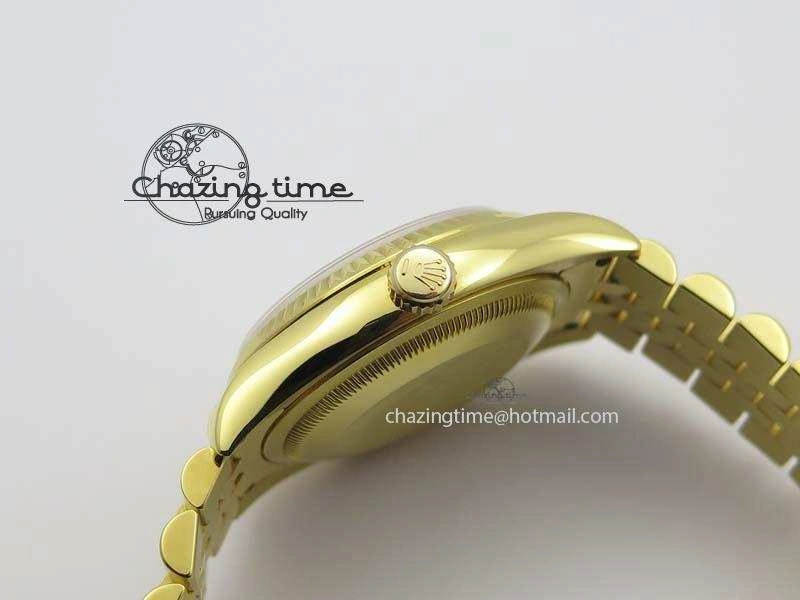 DateJust 36mm Wrapped YG BP-Maker Best Edition White MOP Dial On Wrapped YG Bracelet ETA2836