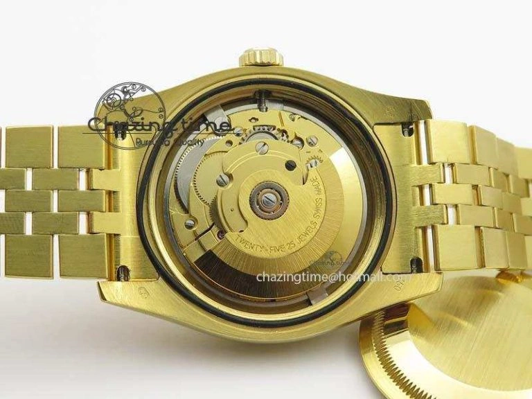 DateJust 36mm Wrapped YG BP-Maker Best Edition White MOP Dial On Wrapped YG Bracelet ETA2836