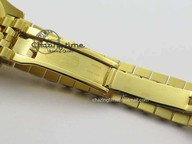 DateJust 36mm Wrapped YG BP-Maker Best Edition White MOP Dial On Wrapped YG Bracelet ETA2836